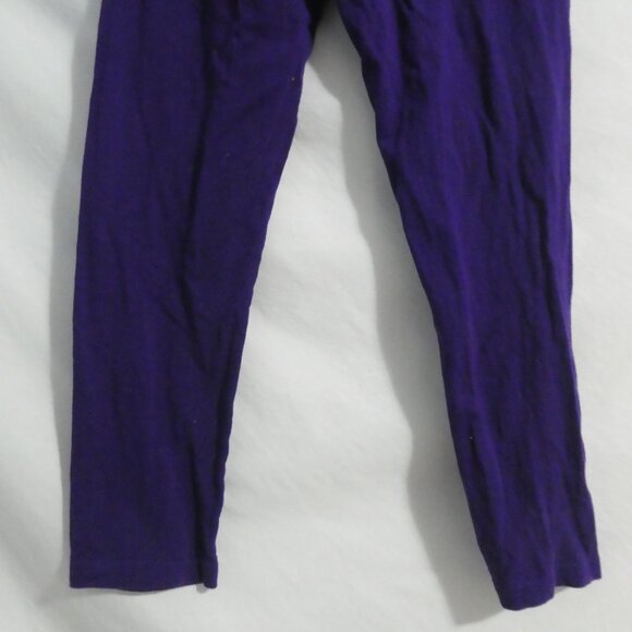 Kids Violet Purple Leggings In Excellent Condition | Stretchy Waistband - Picture 12 of 14